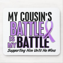 Meines Kampf zu 1 Cousin (Mann) Hodgkins Lymphom Mousepad
