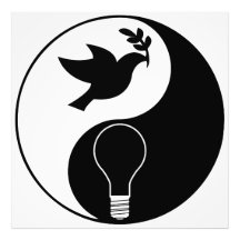 Meinungsfreiheits-Logo, das Frieden u. Innovation  Foto Drucke
