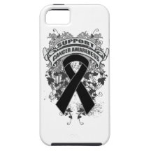 Melanom - cooler Stützbewusstseins-Slogan iPhone 5 Schutzhülle