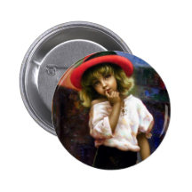 Melodie von Farben 1 (Weg) Anstecknadelbutton