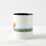 Menemsha Strand - Strand-Entwurf Kaffeetasse