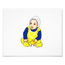 menschliches Babyküken blaues sleeves.png Kunstfoto