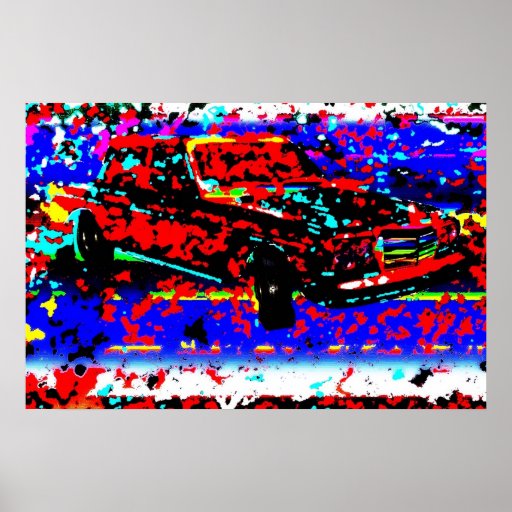 Mercedes Plakat