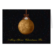 Mercury-Planeten-Weihnachtsgruß-Karte
