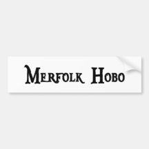 Merfolk Hobo-Autoaufkleber