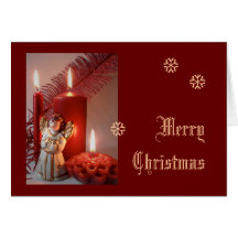 "Merry Christmas"   Weihnachtsgrußkarte - traditio