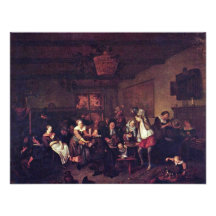 Merry Company durch Brakenburgh Richard Ankündigungskarte