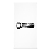 Metal Bolt Photo Card