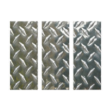 MetallCheckerplate Texturblick Leinwand Drucke