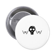 Metallkopf Button