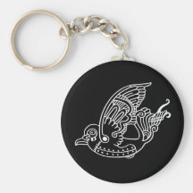 Metallon Vogel Keychain Schlüsselbänder
