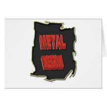 MetallUntergrund-Schwarz-ethnischer Hintergrund Grußkarten