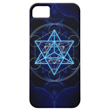 Metatrons Würfel -  Merkaba - Stern Tetraeder iPhone 5 Cover