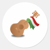 Mexican Guitar Stickers