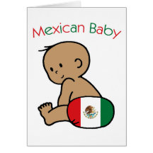 Mexikanisches Baby Karten