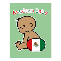 Mexikanisches Baby Postkarte