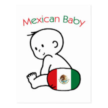 Mexikanisches Baby Postkarten