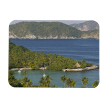 Mexiko, Guerrero, Zihuatanejo. Playa Las Gatas- Rechteckige Magnete