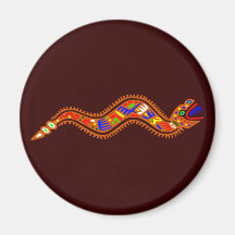 Mexiko Schlange mexico snake Kühlschrankmagnete
