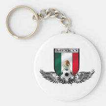Mexiko winged Futbol Fans von Mexiko-Geschenken Schlüsselbänder