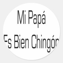 MI-Papa Es Bien Chingon Aufkleber