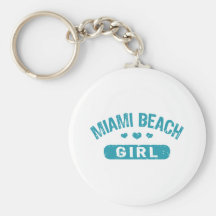 Miami Beach-Mädchen Schlüsselband