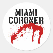 Miami-Metro Palladium-Untersuchungsrichter Runde Sticker