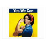 Michelle der Nieteneinschläger - ja wir can.png Postkarten