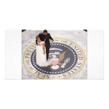 Michelle und Barack Obama Photo Karten Vorlage
