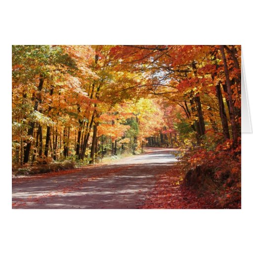 Michigan-Herbst Grußkarte