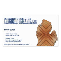 Michigandecking-Visitenkarte