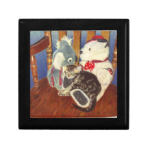 Miezekatze-Katze u. Freund-Schmuck/Geschenkbox