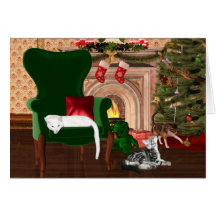 Miezekatze-Katzen-Weihnachten Grußkarten