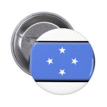 Mikronesien-Flagge Anstecknadelbutton