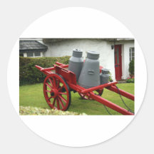 Milchkannenwagen Aufkleber
