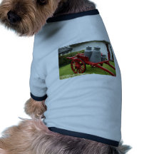 Milchkannenwagen Hunde-t-shirt
