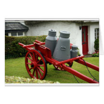 Milchkannenwagen Karte