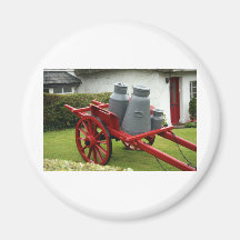 Milchkannenwagen Kühlschrankmagnete