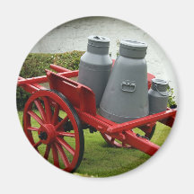 Milchkannenwagen Magnete