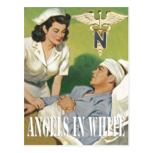 Militär-Krankenschwestern - Engel in der weißen Po