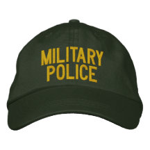 MILITÄRPOLIZEI BESTICKTES BASEBALLCAP