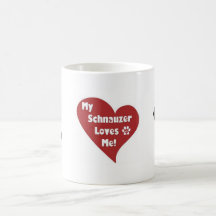 Minischnauzer-Liebe Coffe Becher Haferl