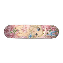 MiniSkateboard Fräuleins Bluebird Skateboardbrett