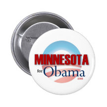 MINNESOTA für Obama Button