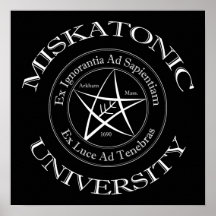 Miskatonic HochschulLeinwand-Druck Posterdrucke