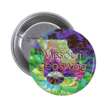 Missouri Geoswag Swags Geocaching Geschenk-Schatz Anstecknadelbutton