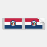 Missouri-Staats-Flagge Auto Sticker