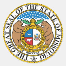 Missouri-Staats-Siegel-Aufkleber