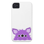 Mit Augen Fall des Monster-lila drei iPhone 4 Case-Mate Hülle