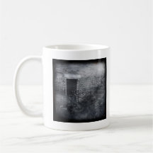 Mit einem Gatter versehene Tür - Daguerreotype Tasse